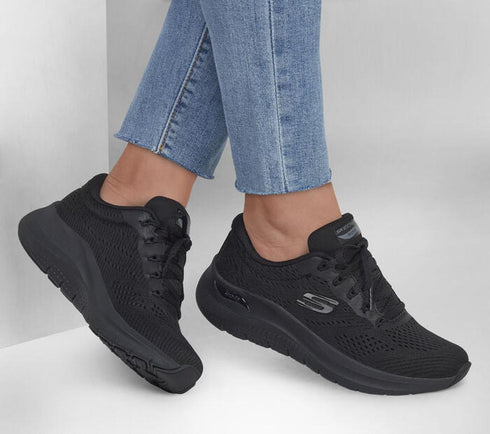 Skechers Arch Fit Lace Up Big League Black